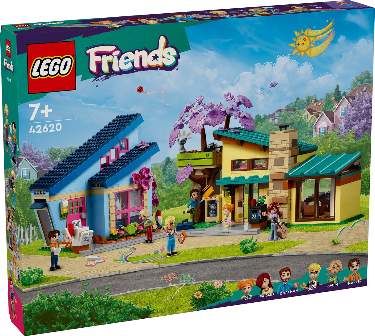 LEGO FRIENDS OLLY AND PAISLEY'S FAMILY HOUSES 42620 AGE: 7+