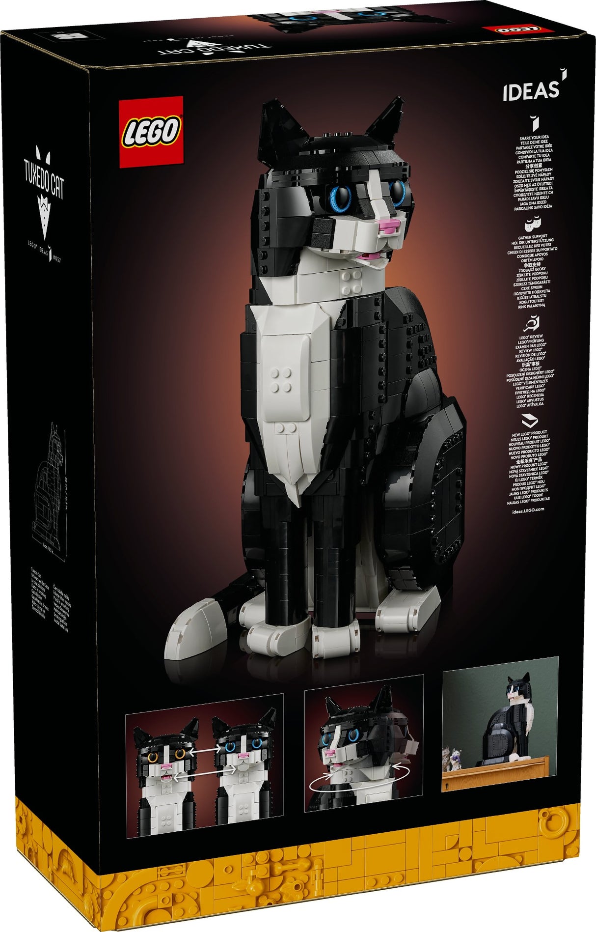 LEGO IDEAS TUXEDO CAT 21349 AGE: 18+