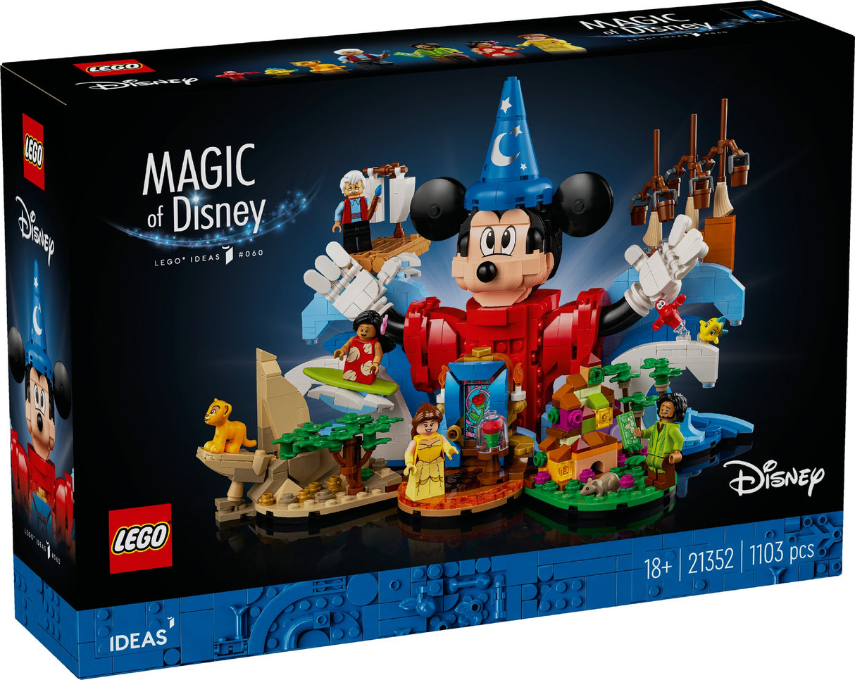 LEGO IDEAS MAGIC OF DISNEY 21352 AGE: 18+