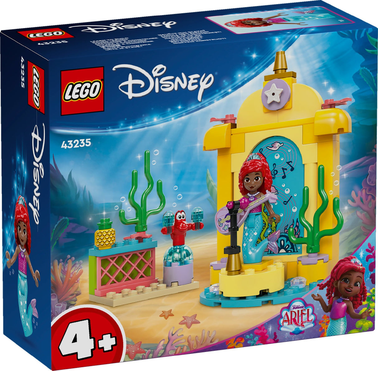 LEGO DISNEY PRINCESS ARIEL'S MUSAIC STAGE 43235 AGE: 4+