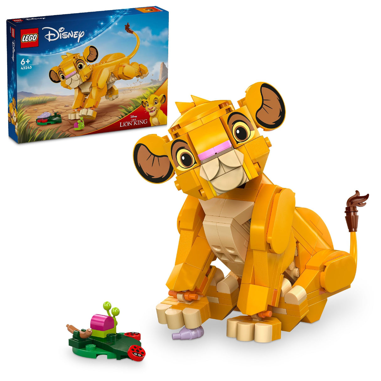 LEGO DISNEY SIMBA THE LION KING CUB 43243 AGE: 6+