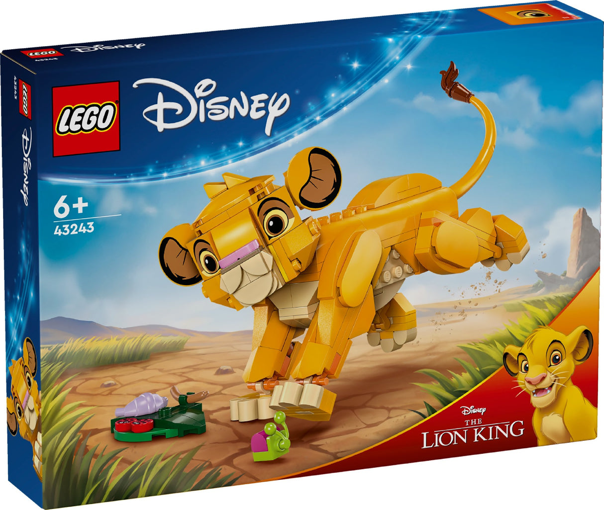 LEGO DISNEY SIMBA THE LION KING CUB 43243 AGE: 6+