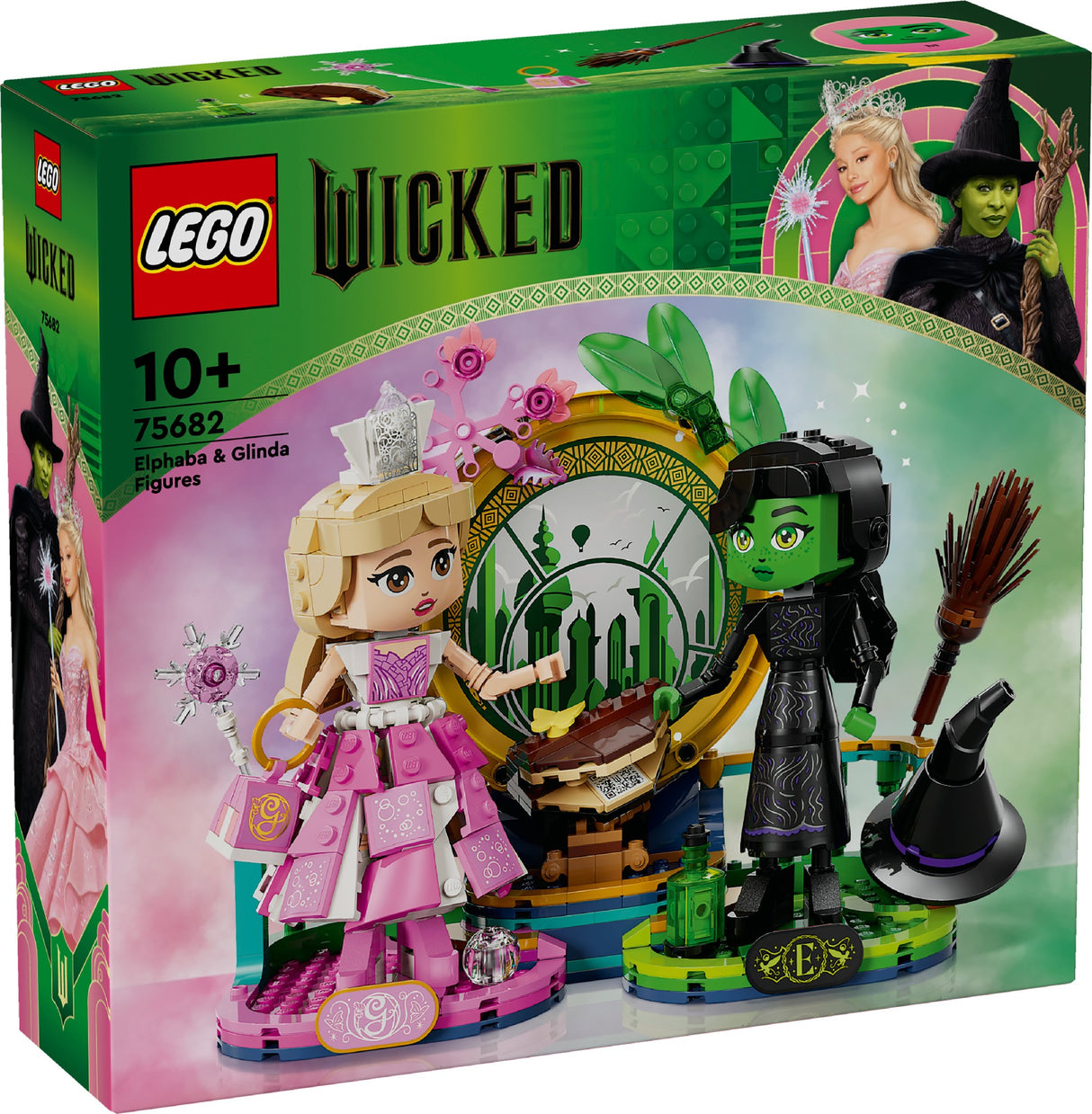 LEGO WICKED ELPHABA & GLINDA FIGURES 75682 AGE:10+