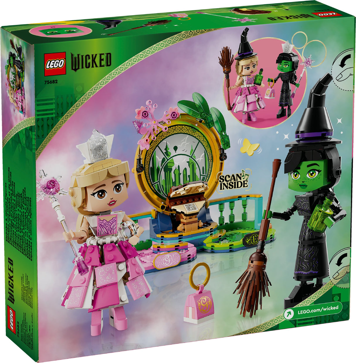 LEGO WICKED ELPHABA & GLINDA FIGURES 75682 AGE:10+