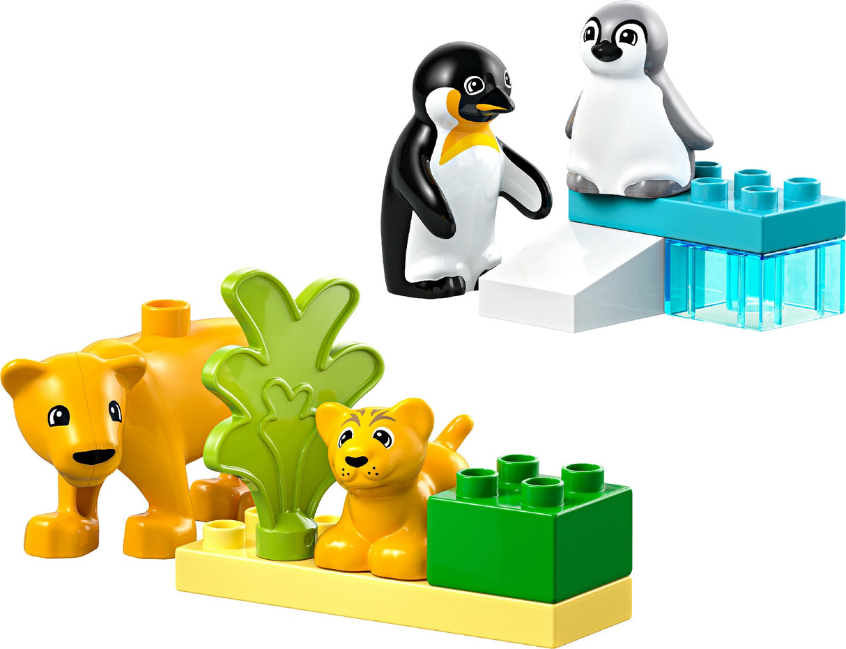 LEGO DUPLO WILD ANIMAL FAMILIES: PENGUINS & LIONS 10442 AGE: 2+