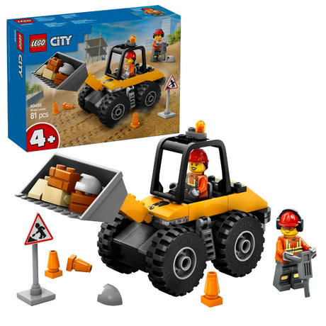 LEGO CITY 60450 YELLOW CONSTRUCTION WHEEL LOADER AGE: 4+