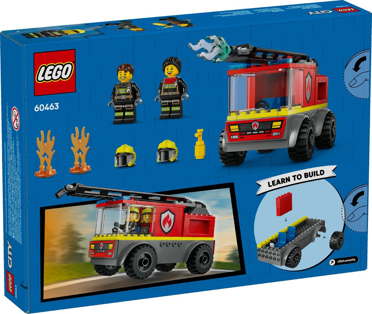 LEGO CITY FIRE LADDER TRUCK 60463 AGE: 4+