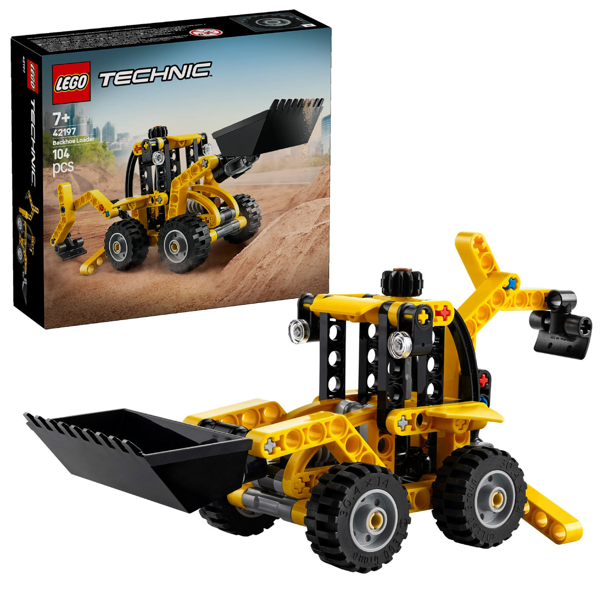 LEGO TECHNIC BACKHOE LOADER 42197 AGE: 7+