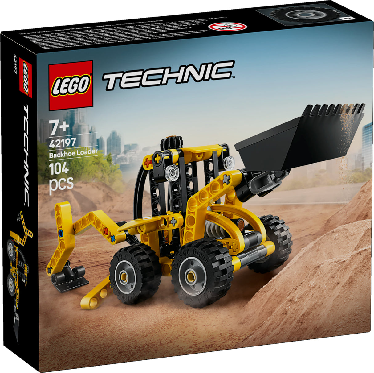 LEGO TECHNIC BACKHOE LOADER 42197 AGE: 7+