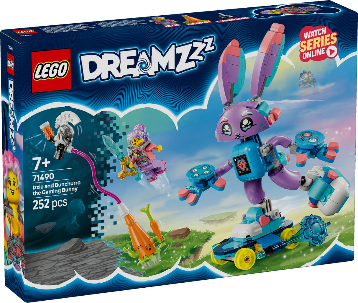 LEGO DREAMZZZ IZZIE AND BUNCHURRO THE GAMING BUNNY 71490 AGE: 7+