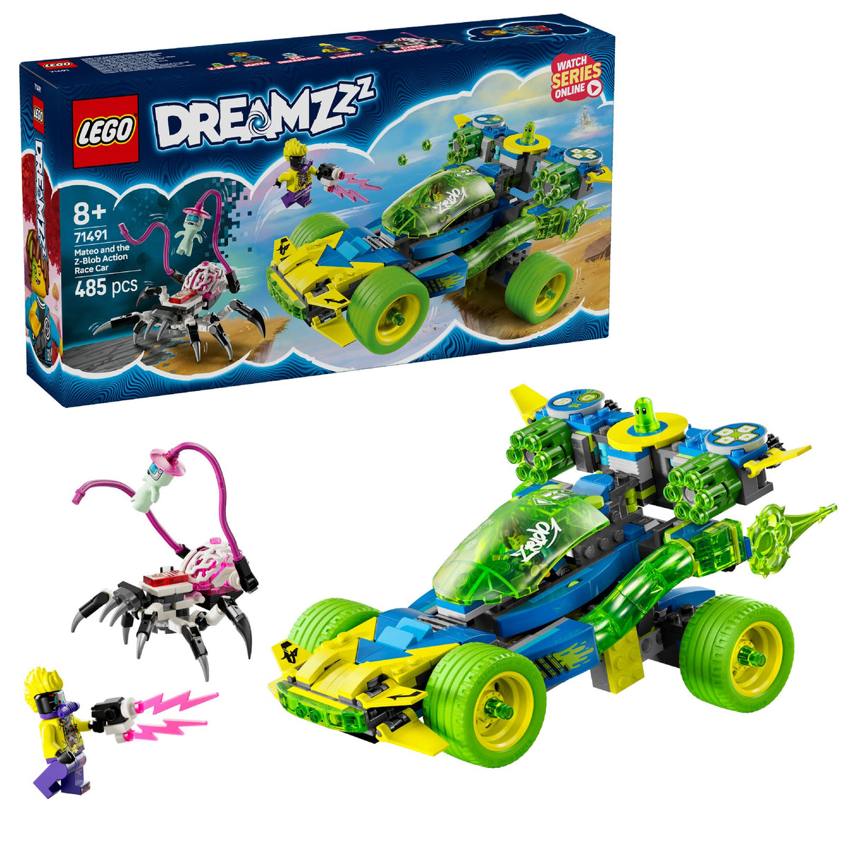 LEGO DREAMZZZ MATEO AND THE Z-BLOB ACTION RACE CAR 71491 AGE: 8+