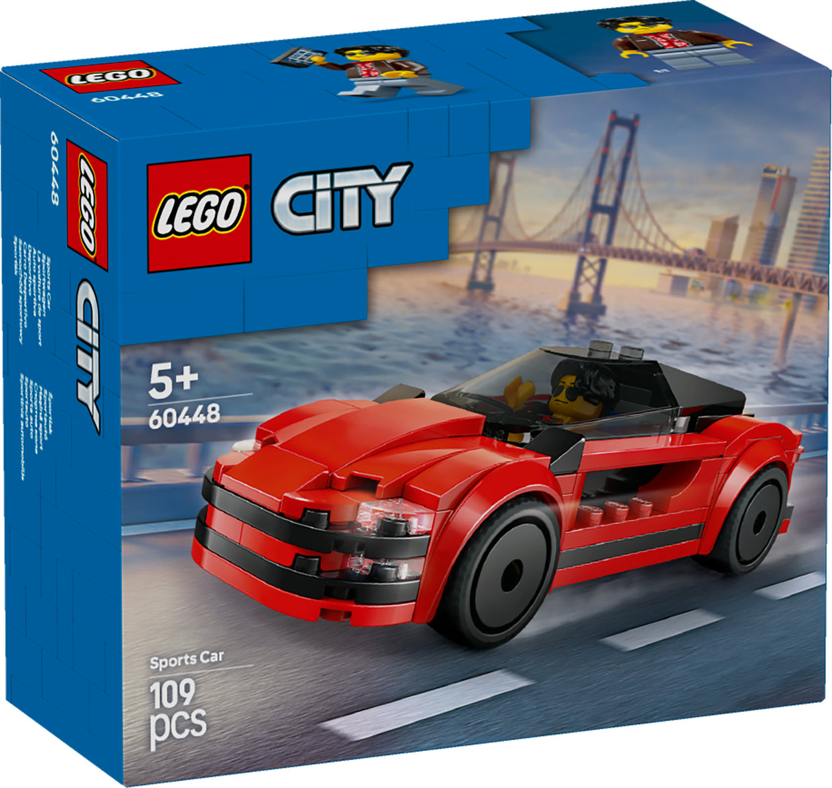 LEGO CITY RED SPORTS CAR 60448 AGE: 5+