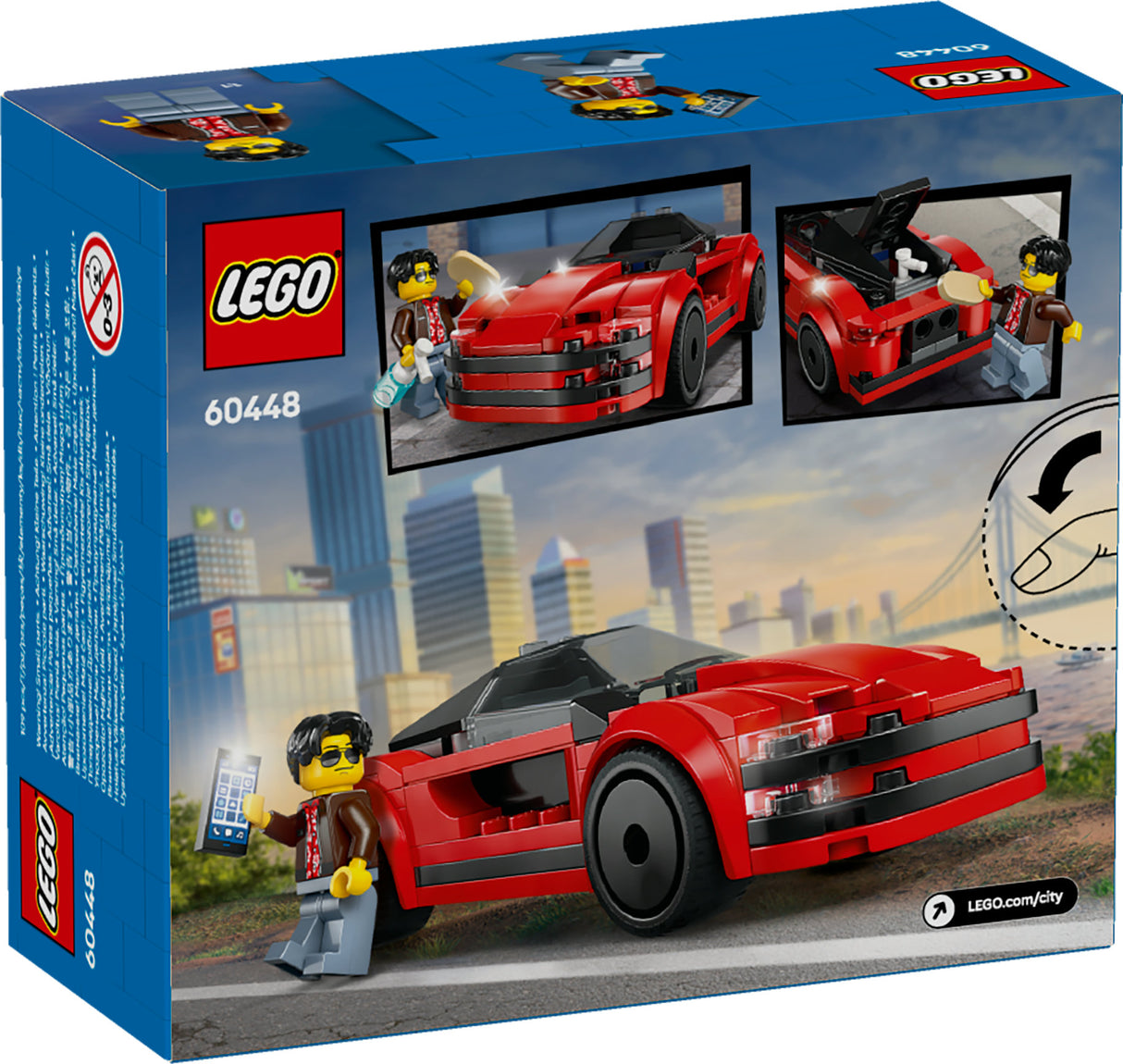 LEGO CITY RED SPORTS CAR 60448 AGE: 5+