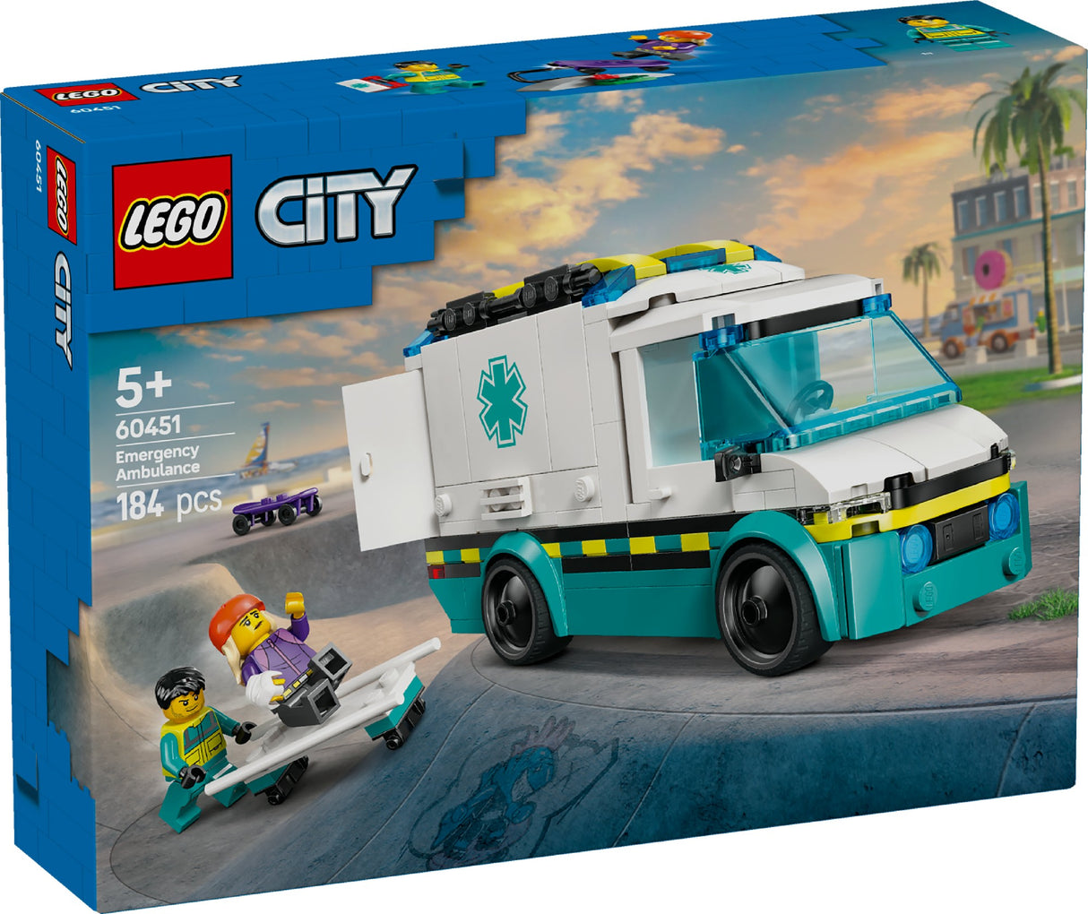 LEGO CITY EMERGENCY AMBULANCE 60451 AGE: 5+