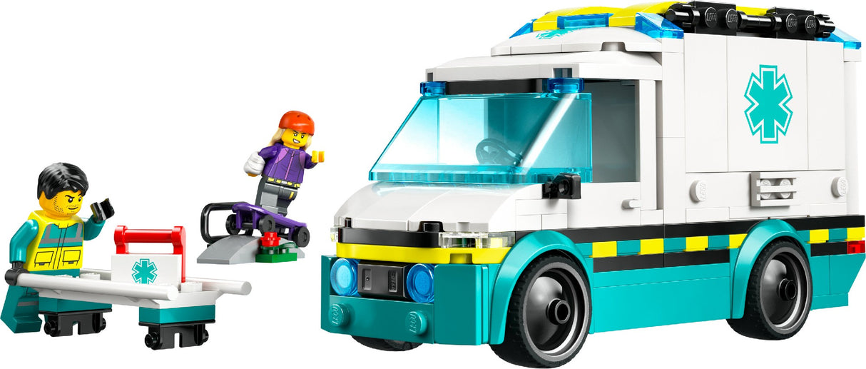 LEGO CITY EMERGENCY AMBULANCE 60451 AGE: 5+