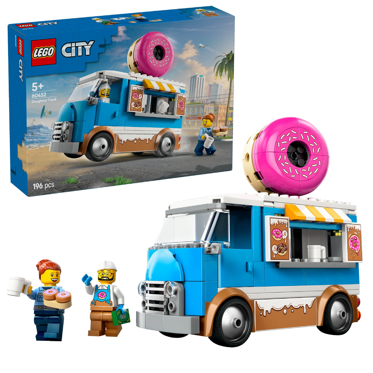 LEGO CITY DONUT TRUCK 60452 AGE: 5+