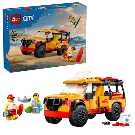 LEGO CITY LIFEGUARD BEACH RESCUE TRUCK 60453  AGE: 6+