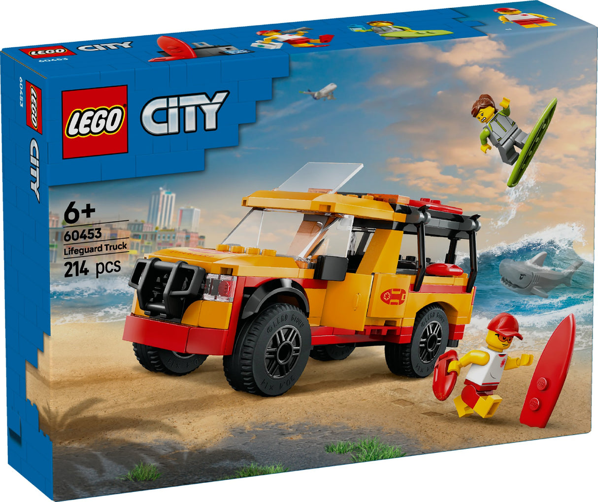 LEGO CITY LIFEGUARD BEACH RESCUE TRUCK 60453  AGE: 6+