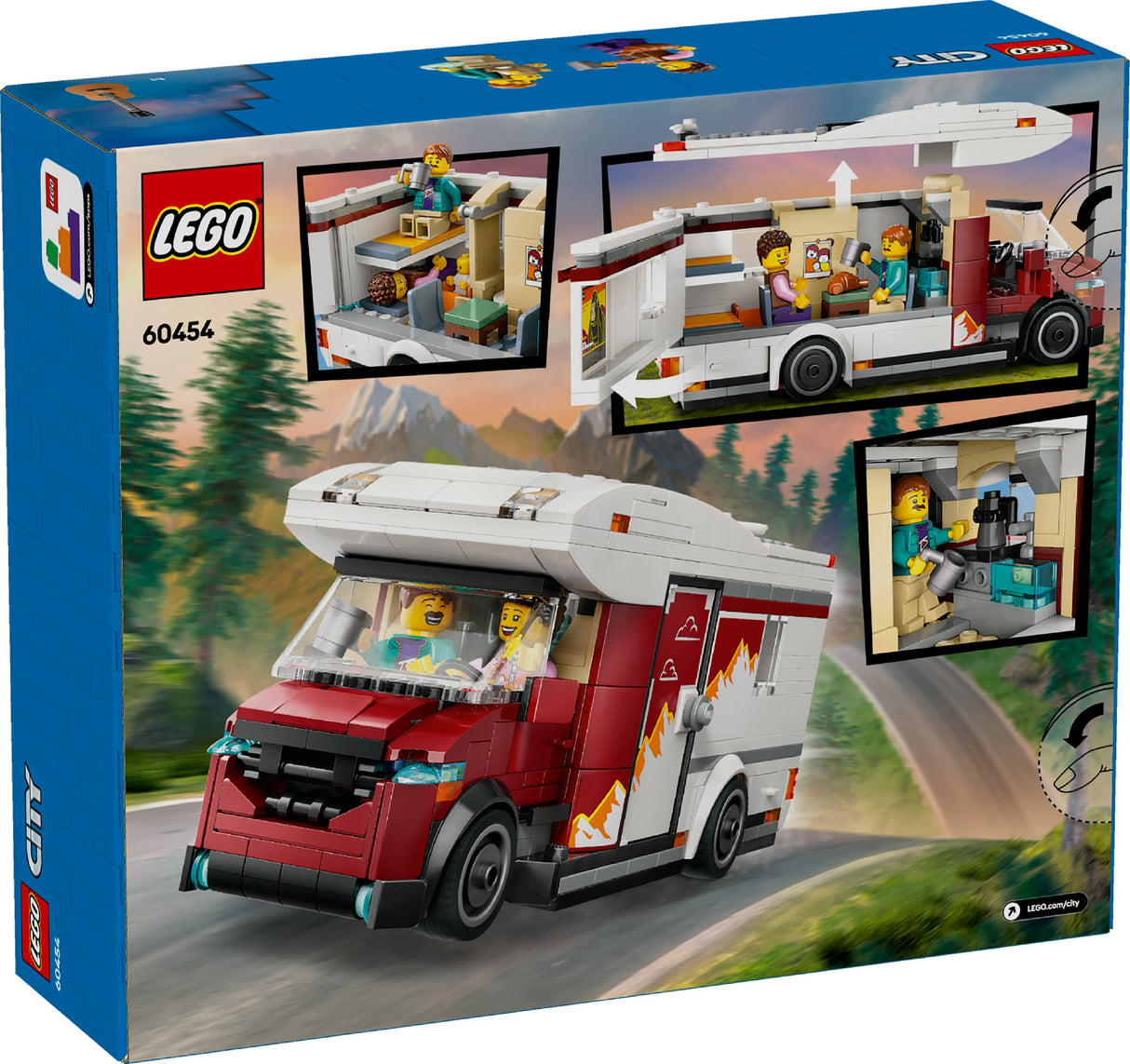 LEGO CITY HOLIDAY ADVENTURE CAMPER VAN 60454 AGE: 6+