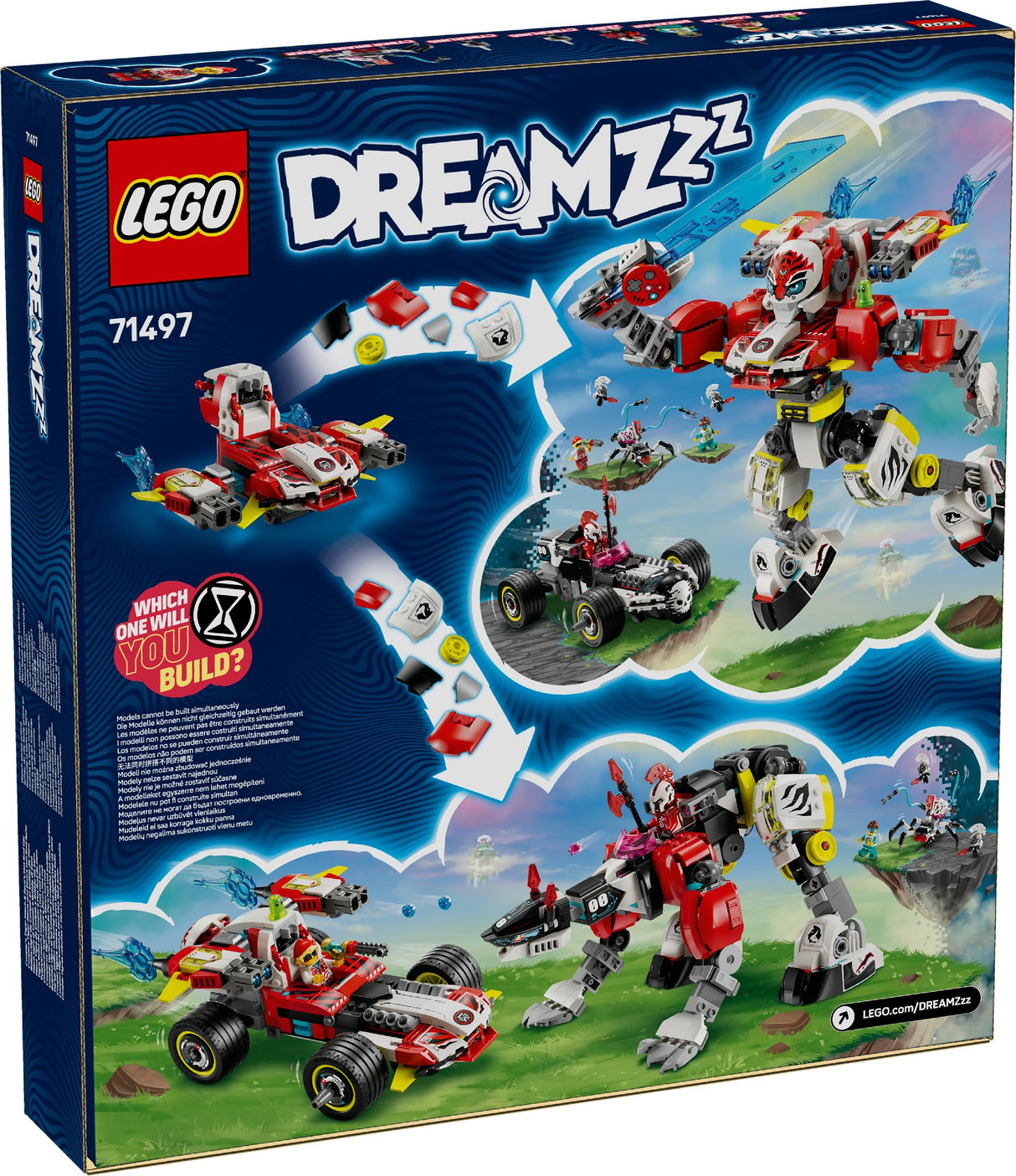 LEGO DREAMZZZ COOPER'S TIGER MECH & ZERO'S HOT ROD CAR 71497 AGE: 9+