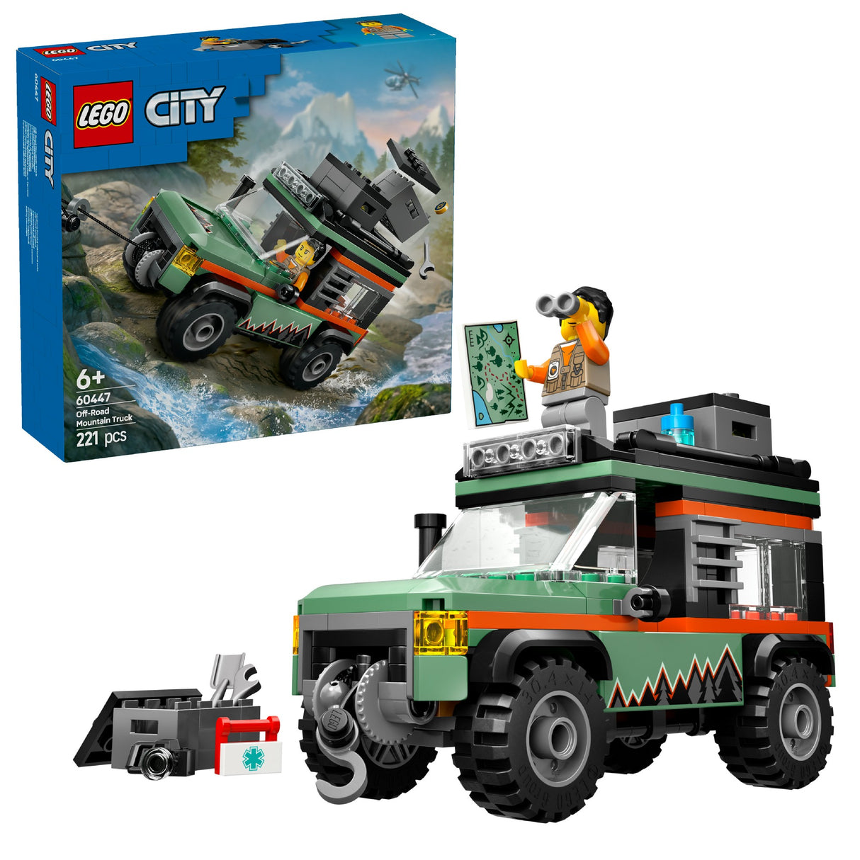 LEGO CITY OFF-ROAD 4X4 MOUNTAIN TRUCK 60447  AGE: 6+