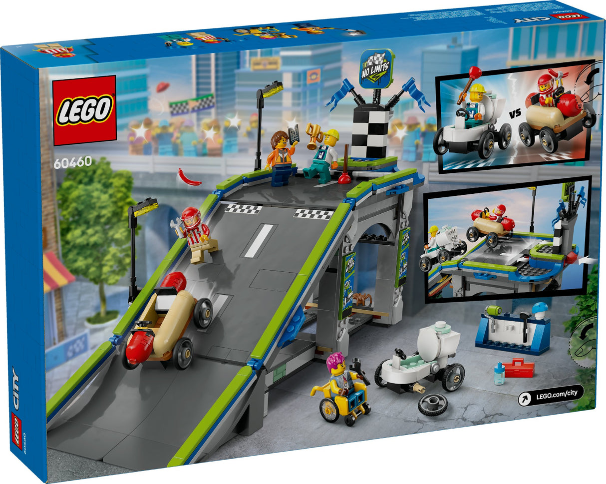 LEGO CITY 60460 NO LIMITS: RACE CAR RAMP TRACK AGE: AGE: 6+