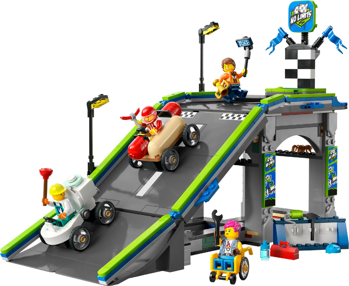 LEGO CITY 60460 NO LIMITS: RACE CAR RAMP TRACK AGE: AGE: 6+