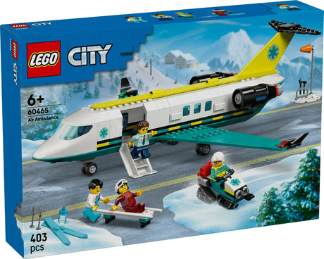 LEGO CITY Emergency Air Ambulance Airplane 60465 Age: 6+