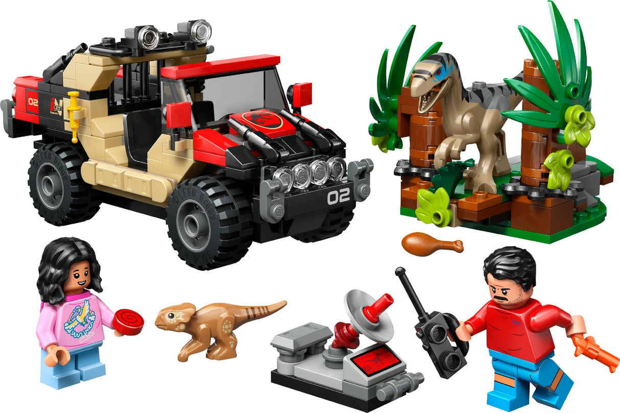 LEGO Jurassic World Raptor Off-Road Escape 76972 Age: 6+