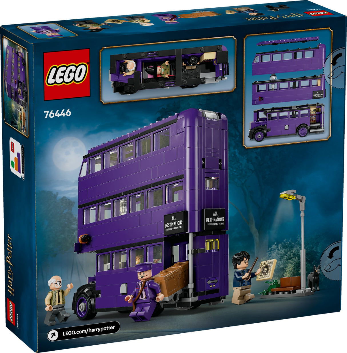 LEGO HARRY POTTER KNIGHT BUS ADVENTURE 76446 AGE:8+