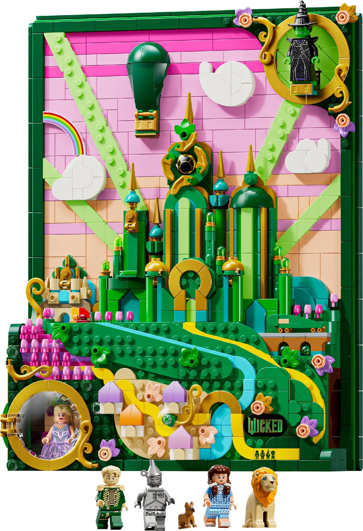 LEGO Wicked Emerald City Wall Art 75685 Age: 18+