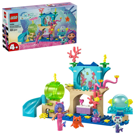 LEGO Gabby's Dollhouse Mermaid Gabby's Aquarium Adventure 11204 Age: 4+