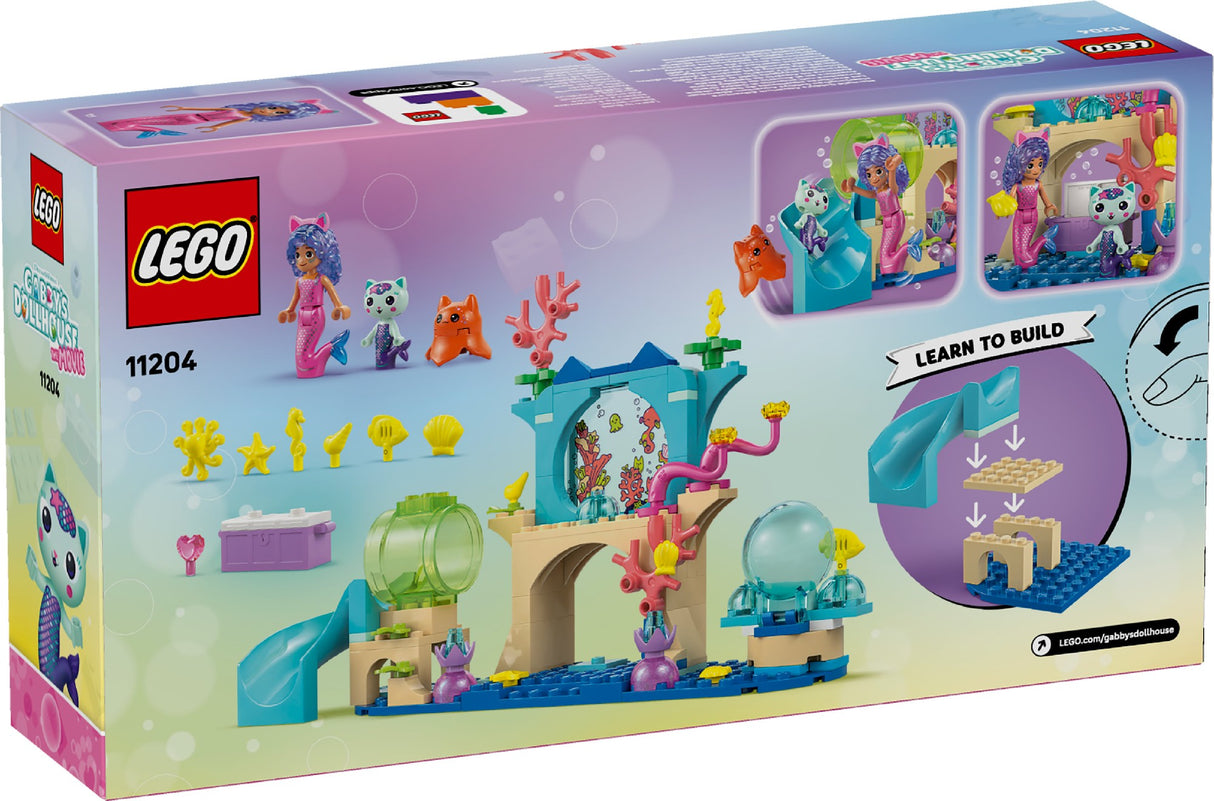 LEGO Gabby's Dollhouse Mermaid Gabby's Aquarium Adventure 11204 Age: 4+
