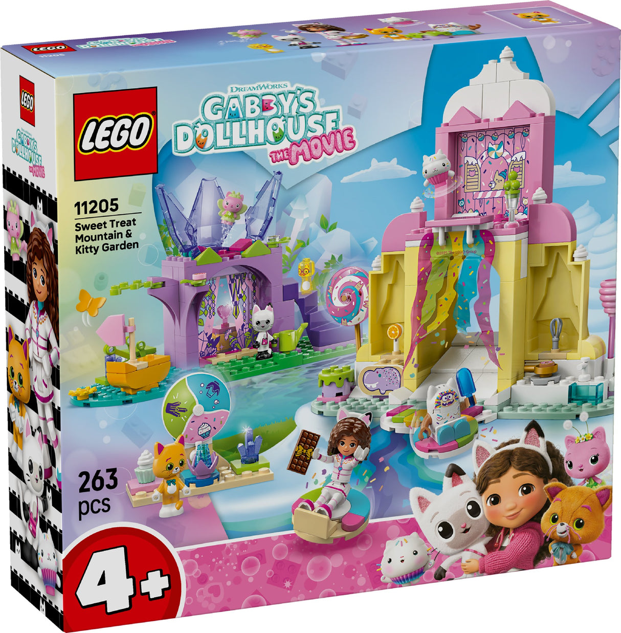LEGO Gabby's Dollhouse Sweet Treat Mountain & Kitty Garden 11205 Age: 4+