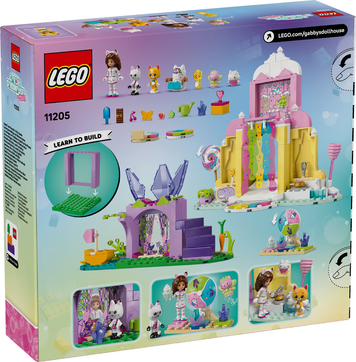 LEGO Gabby's Dollhouse Sweet Treat Mountain & Kitty Garden 11205 Age: 4+