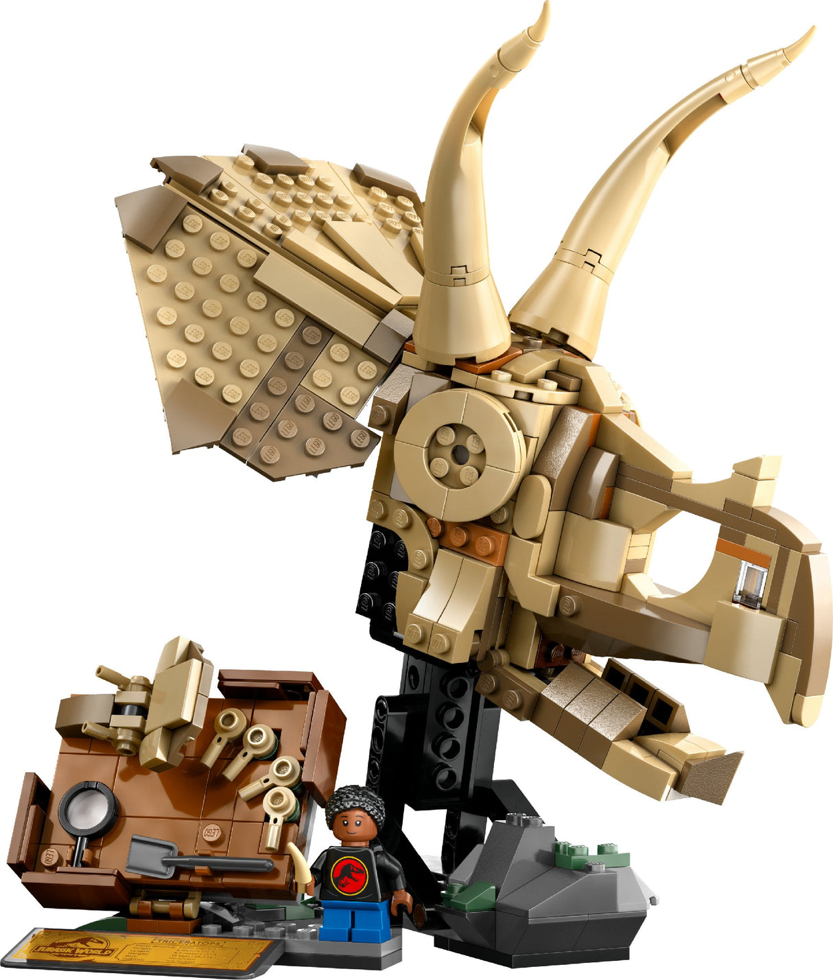 LEGO JURASSIC WORLD DINOSAUR FOSSILS: TRICERATOPS SKULL 76969 AGE: 9+