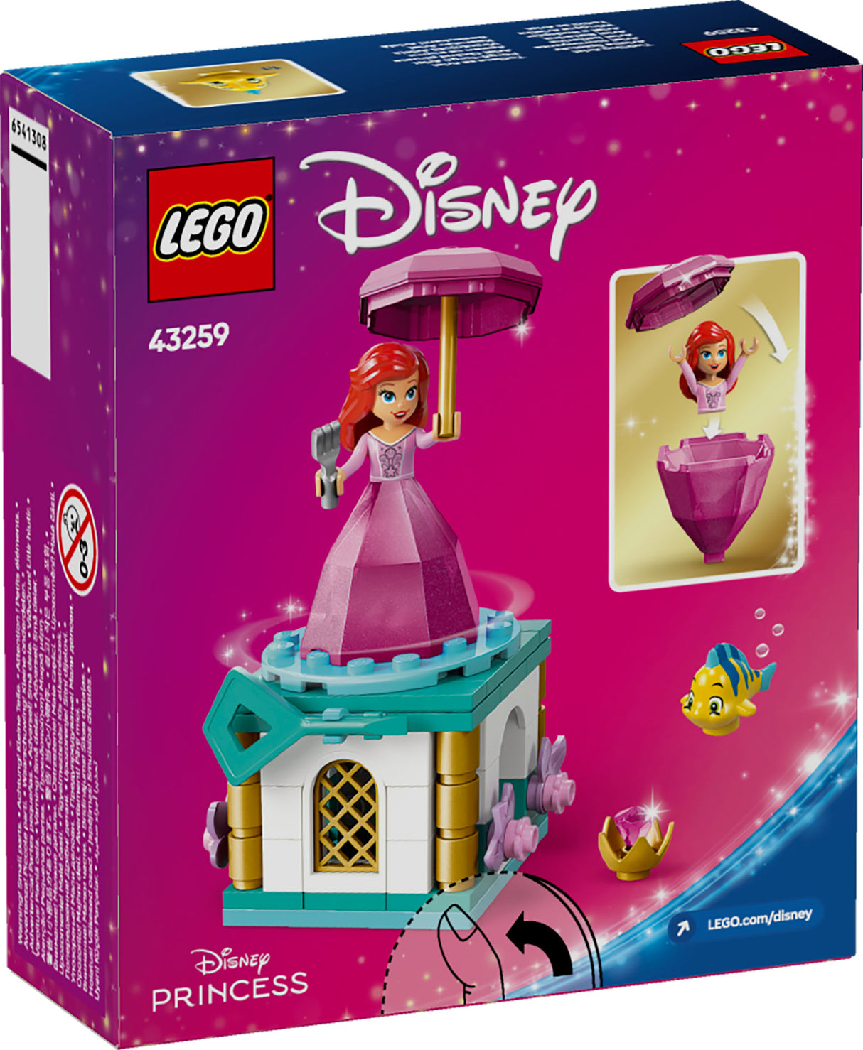 LEGO DISNEY TWIRLING ARIEL 43259 AGE: 5+