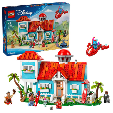 LEGO DISNEY LILO AND STITCH BEACH HOUSE 43268 AGE: 9+