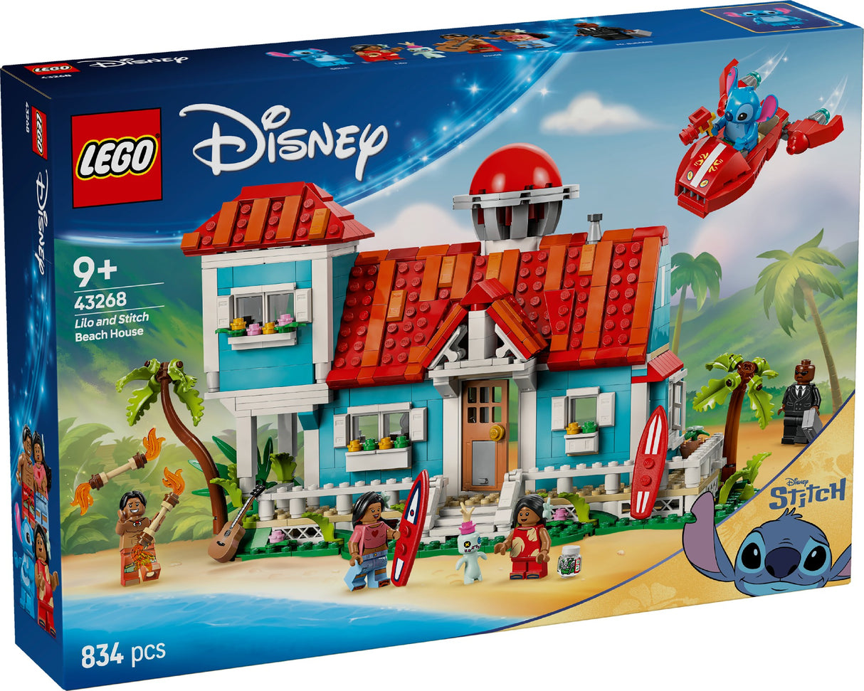 LEGO DISNEY LILO AND STITCH BEACH HOUSE 43268 AGE: 9+