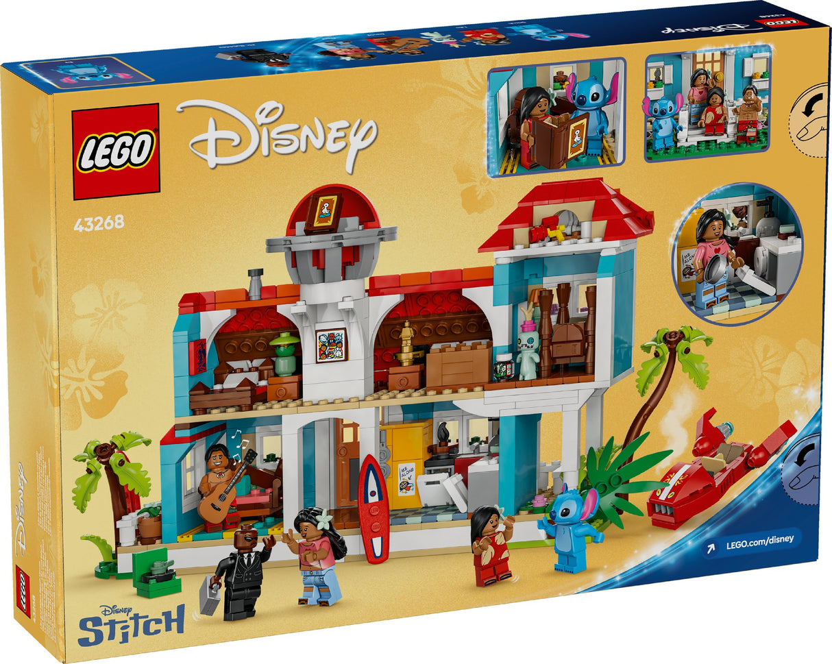 LEGO DISNEY LILO AND STITCH BEACH HOUSE 43268 AGE: 9+