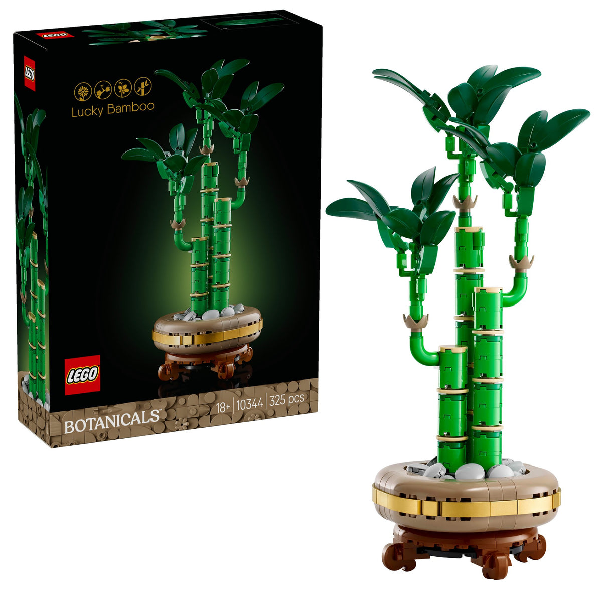 LEGO BOTANICALS LUCKY BAMBOO 10344 AGE: 18+