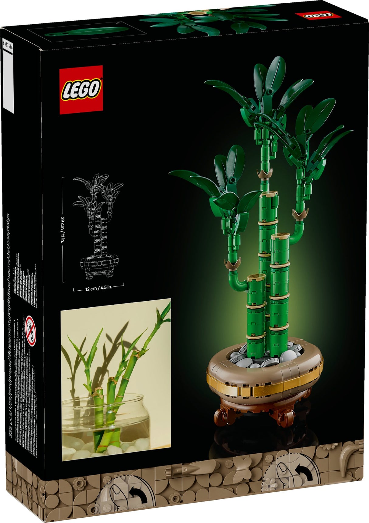 LEGO BOTANICALS LUCKY BAMBOO 10344 AGE: 18+