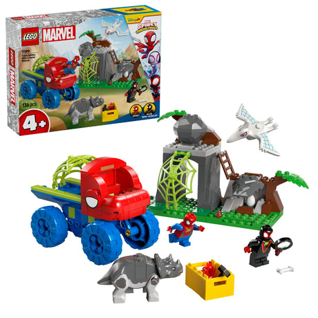 LEGO MARVEL TEAM SPIDEY DINO CRAWLER RESCUE 11199 AGE: 4+