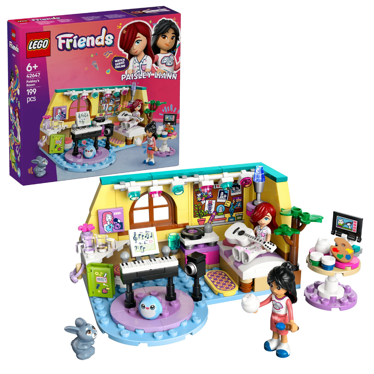 LEGO FRIENDS PAISLEY'S ROOM 42647 AGE: 6+