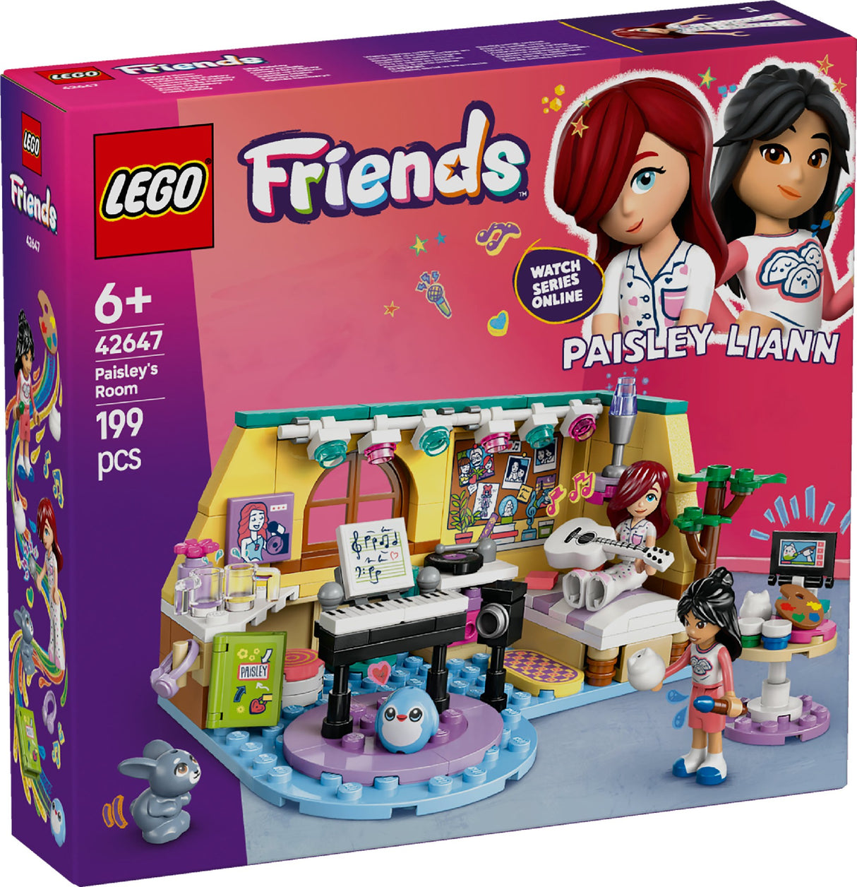 LEGO FRIENDS PAISLEY'S ROOM 42647 AGE: 6+