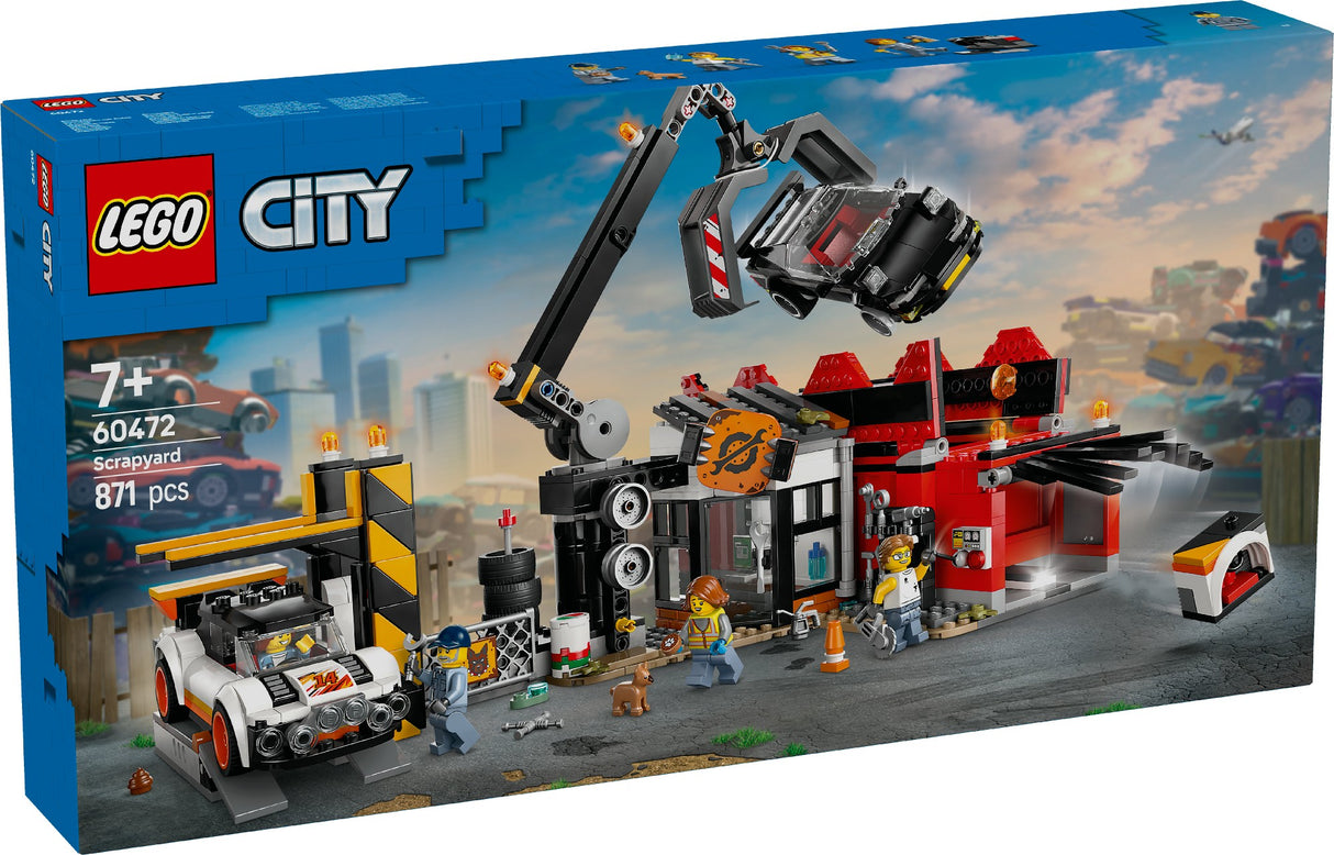 LEGO CITY SCRAPYARD WITH CARS 60472 AGE: 7+