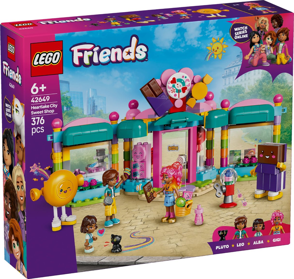 LEGO FRIENDS HEARTLAKE CITY CANDY STORE 42649 AGE: 6+