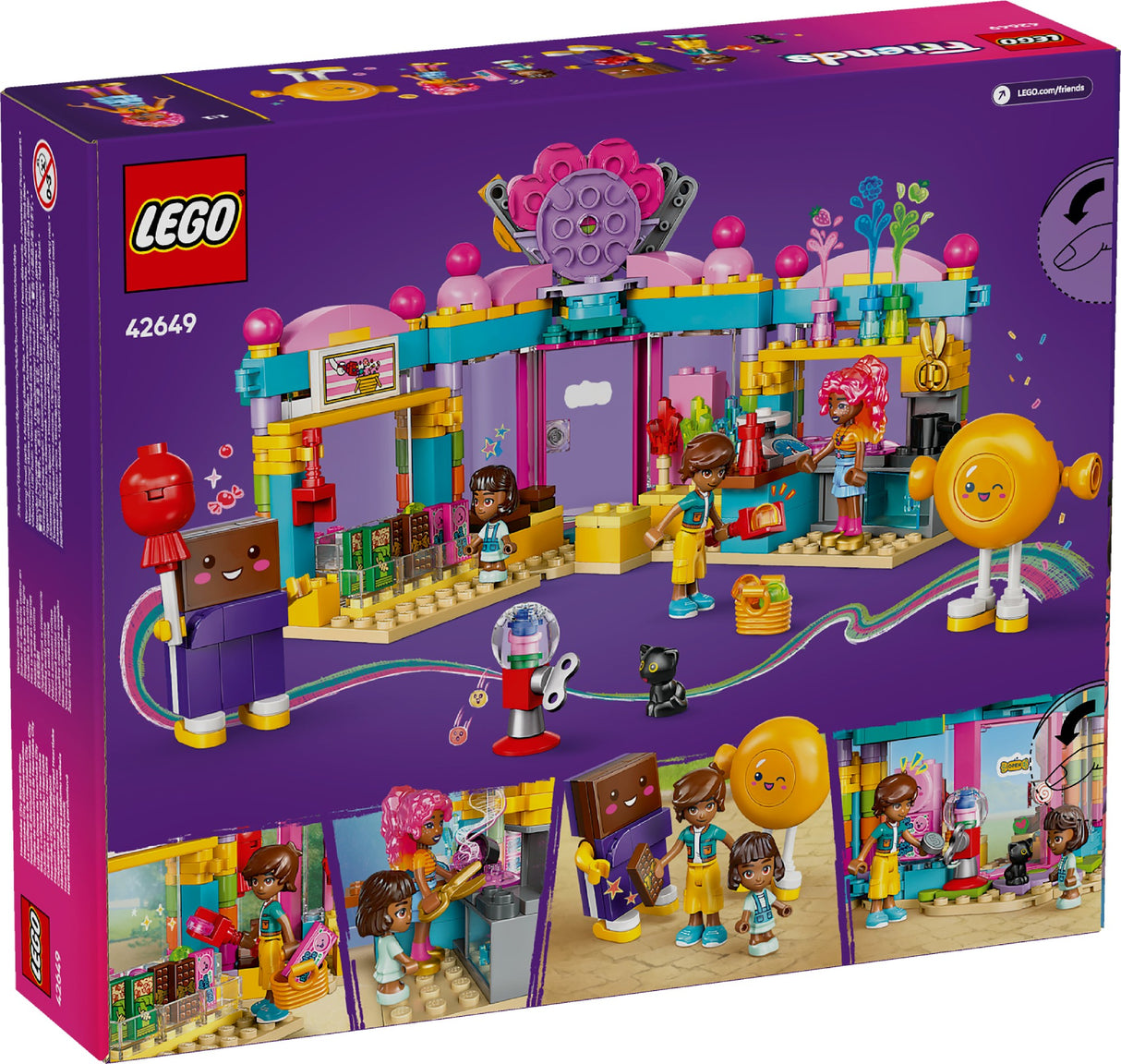 LEGO FRIENDS HEARTLAKE CITY CANDY STORE 42649 AGE: 6+