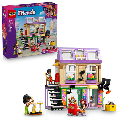 LEGO  Friends Music Store & Apartment 42653 Age: 7+