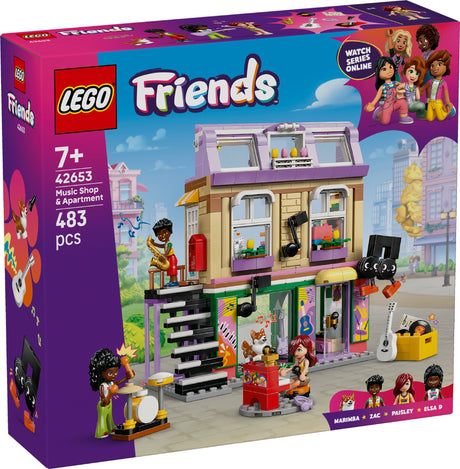 LEGO  Friends Music Store & Apartment 42653 Age: 7+